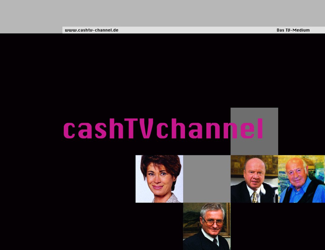 Abbildung Cash TV Channel, Titelseite