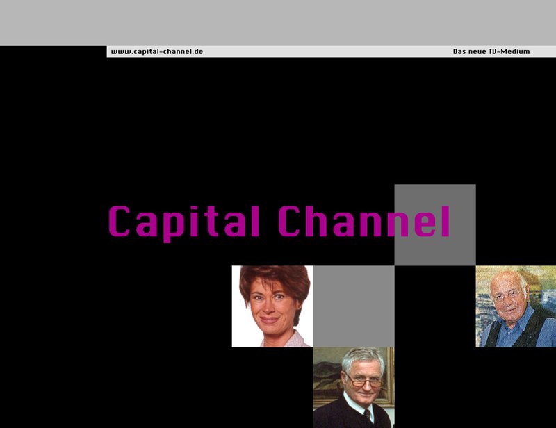 Abbildung Capital Channel, Titelseite der ursprünglichen Broschüre